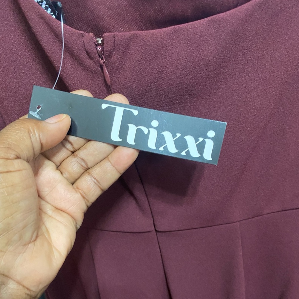 NWT Trixxi One Shoulder Cocktail Dress - Picture 4 of 4